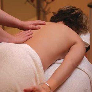 Women getting a Massage